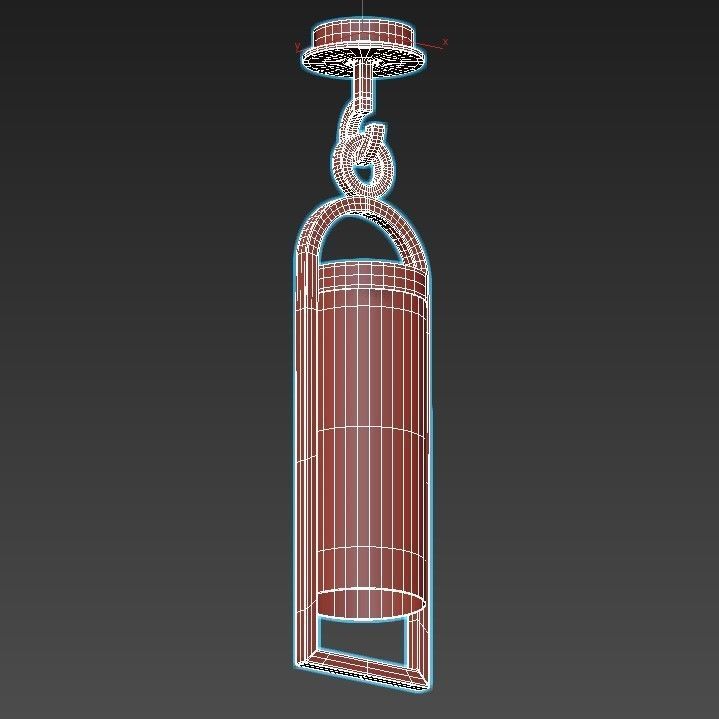 Mantra-Maya-6554 outdoor light fixture with clear glass shade 3D model_2