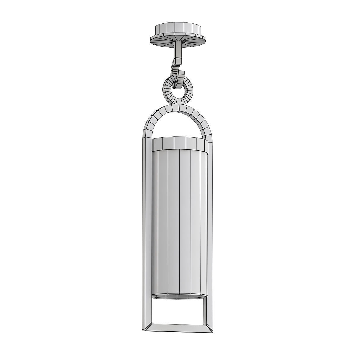 Mantra-Maya-6554 outdoor light fixture with clear glass shade 3D model_1