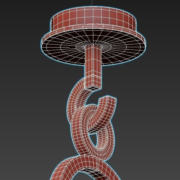 Mantra-Maya-6554 outdoor light fixture with clear glass shade 3D model_4