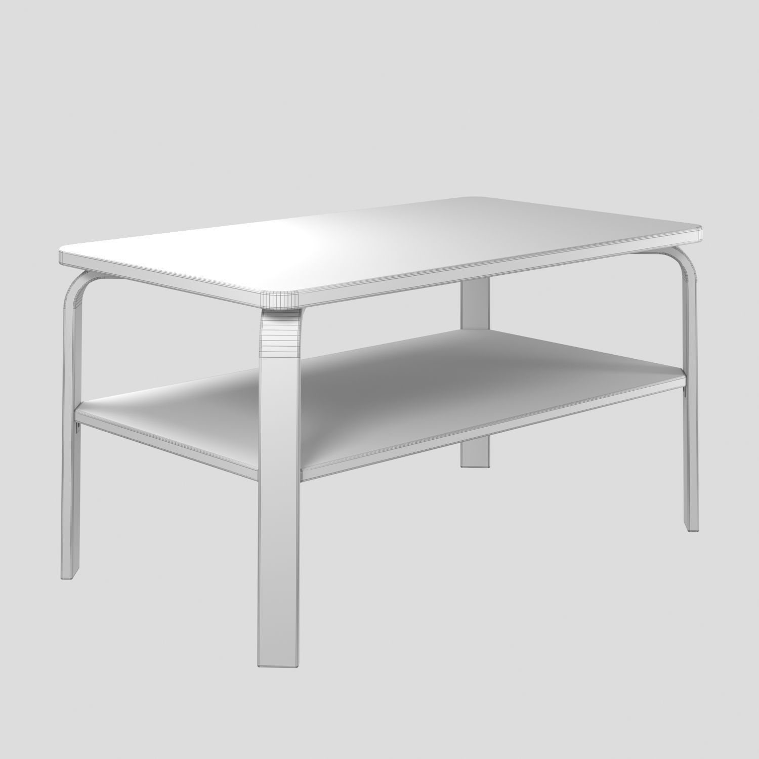 Airol wooden journal table 3D model_2