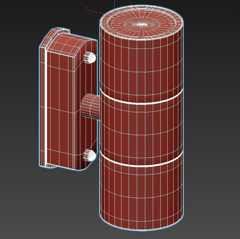 Feron-DH0704-11881 outdoor wall light 3D model_2