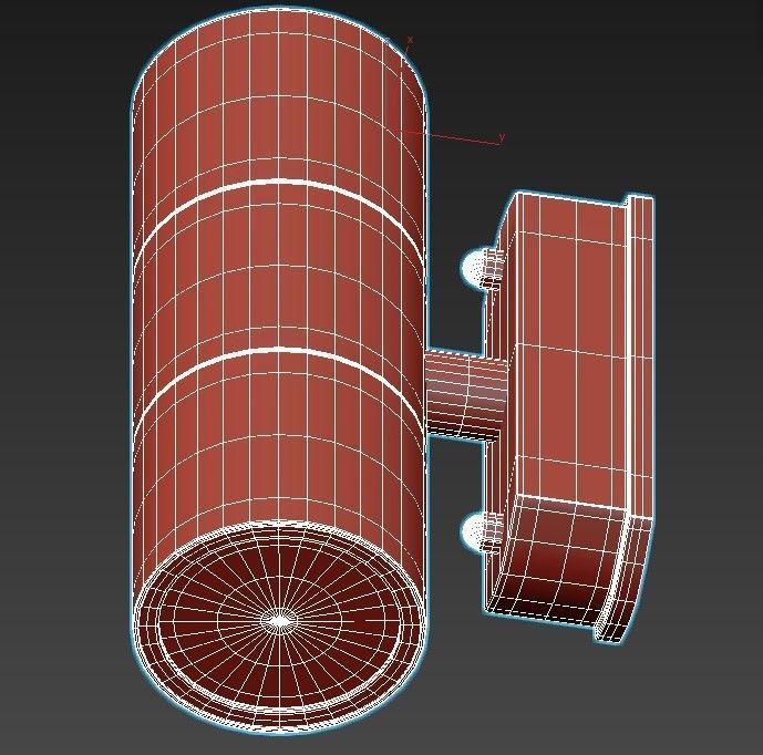 Feron-DH0704-11881 outdoor wall light 3D model_3