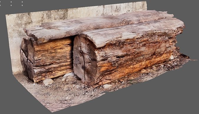 Wood Log or Lumber 3D model