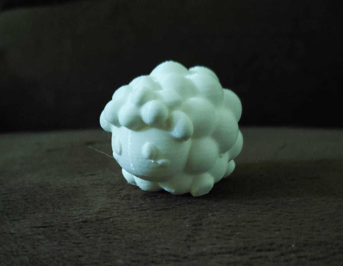 Round Sheep 3D print model_8