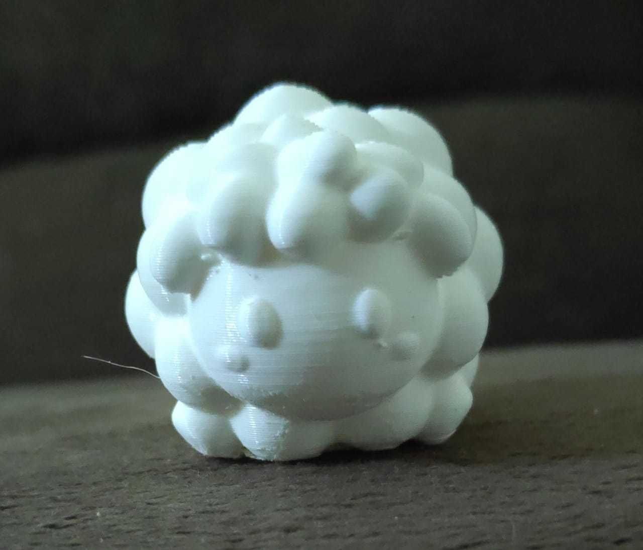 Round Sheep 3D print model_9