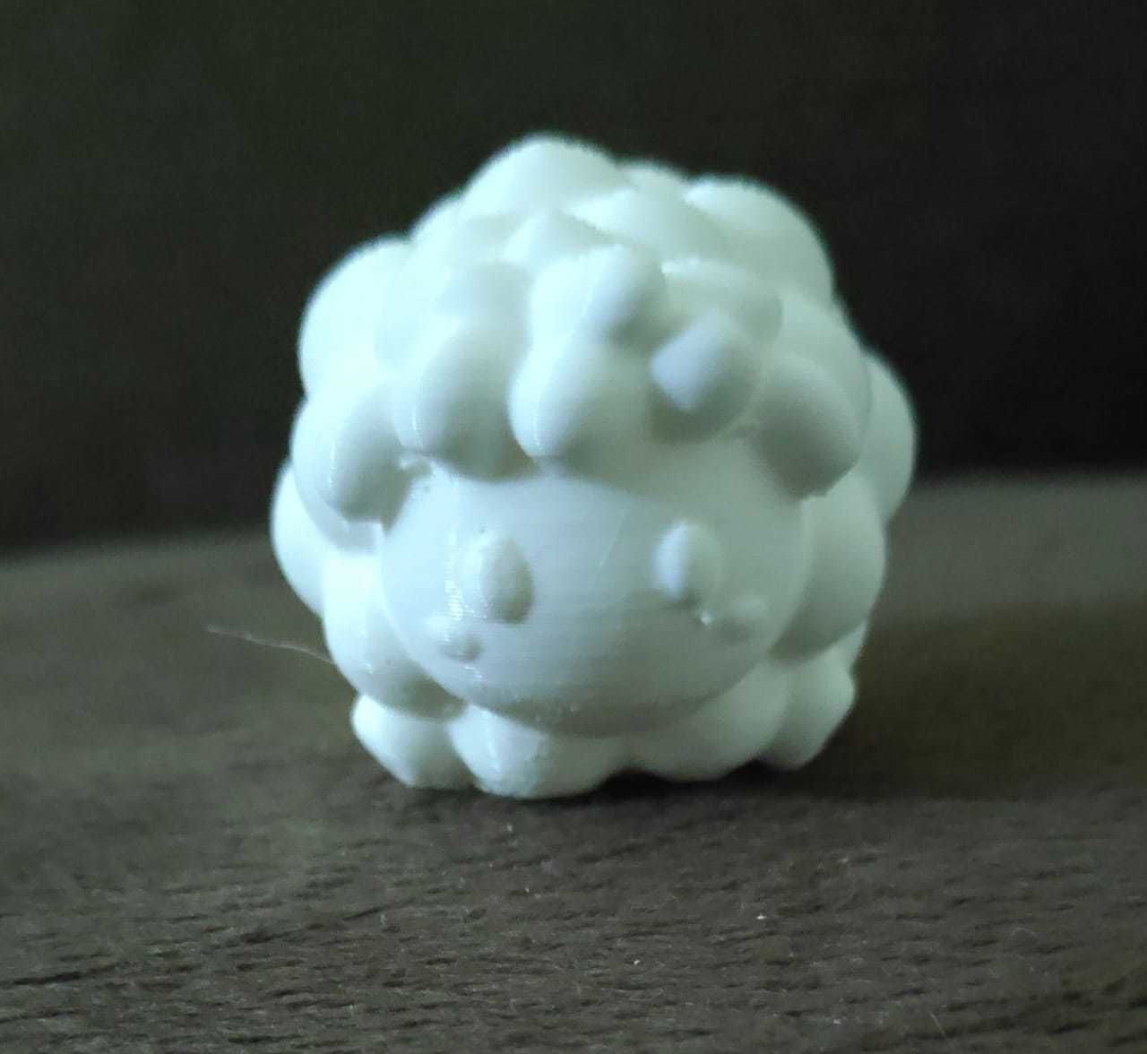 Round Sheep 3D print model_3