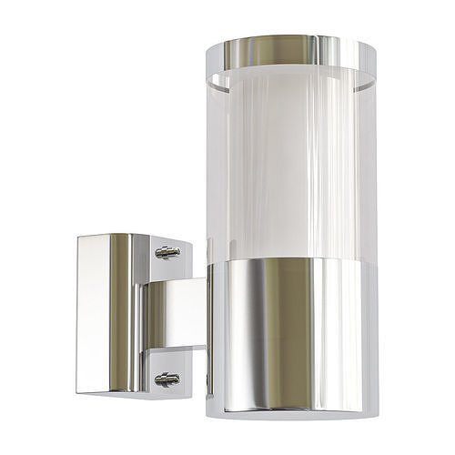 Eglo-Basalgo-1-94277 outdoor wall light - polished chrome 3D model