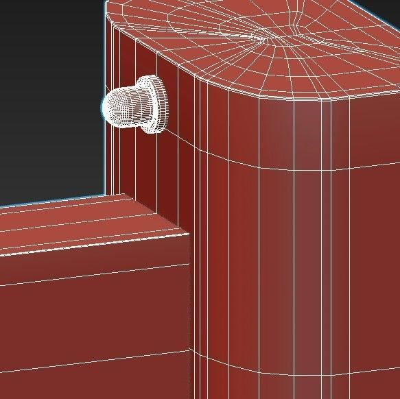 Eglo-Basalgo-1-94277 outdoor wall light - polished chrome 3D model_5