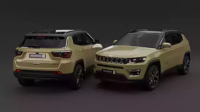Jeep Compass Free 3D model