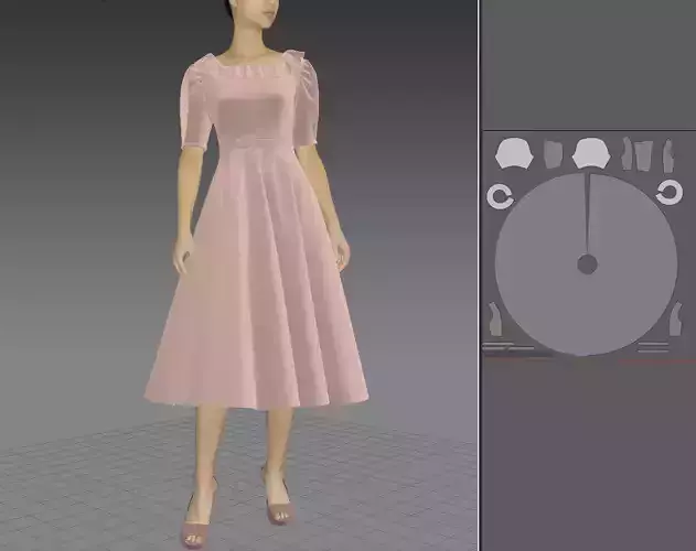 dress-Marvelous Designer