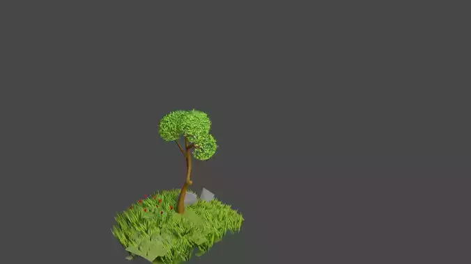 landscapes tree on island