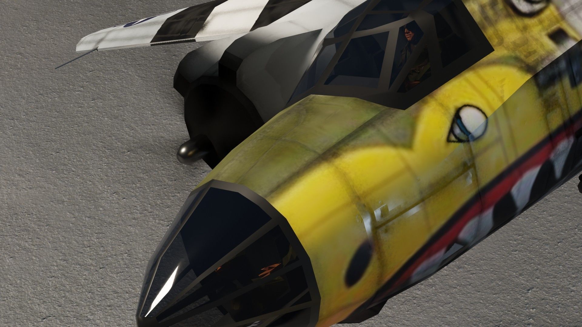 Martin B-26 Marauder WW2 bomber Low-poly 3D model_17