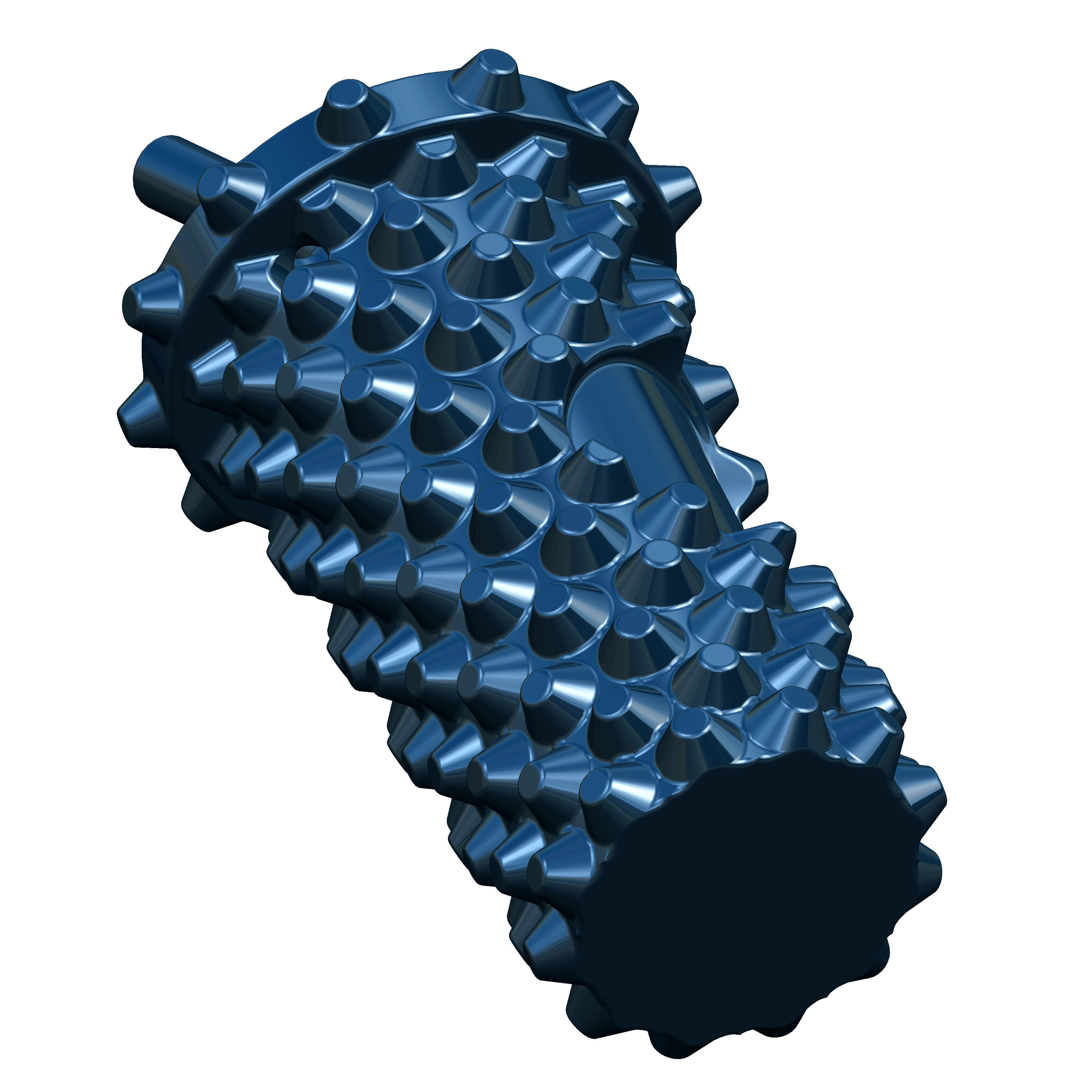 Studded tumbler keychain STL file for 3D Printing 3D print model_4