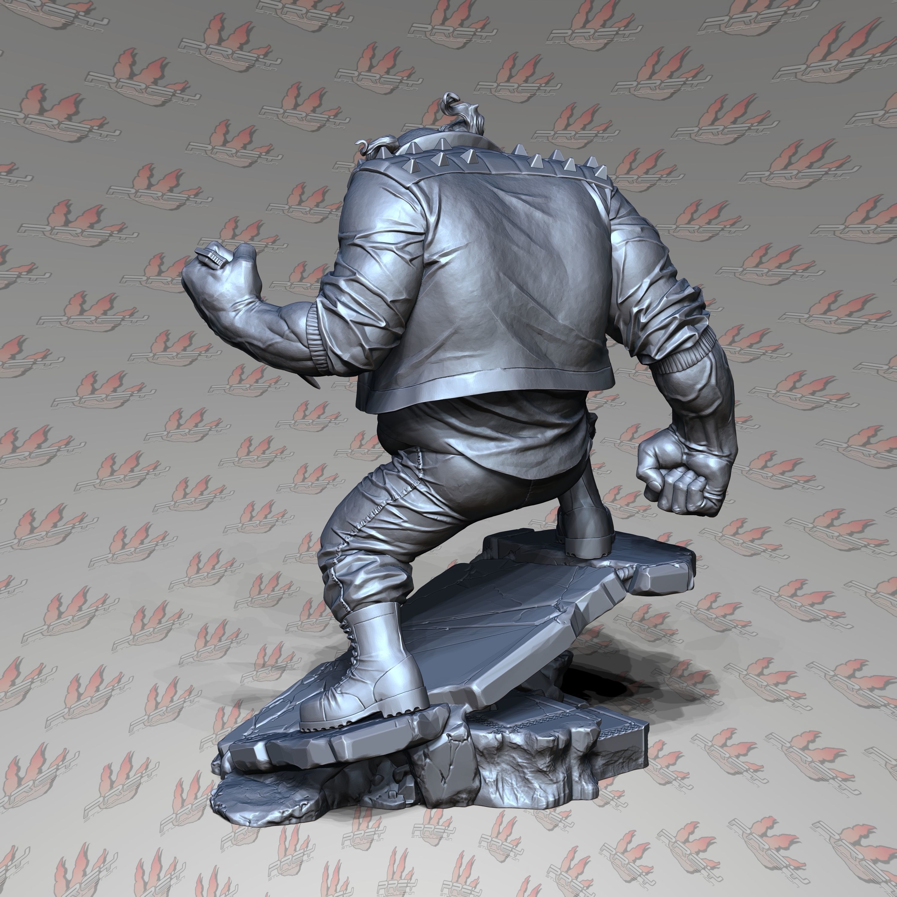 Hell Clown 1-57 scale - 32mm scale - 3D print model_4