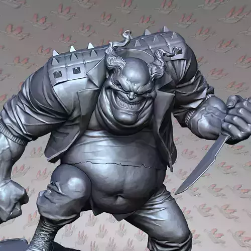 Hell Clown 1-57 scale - 32mm scale - 3D print model
