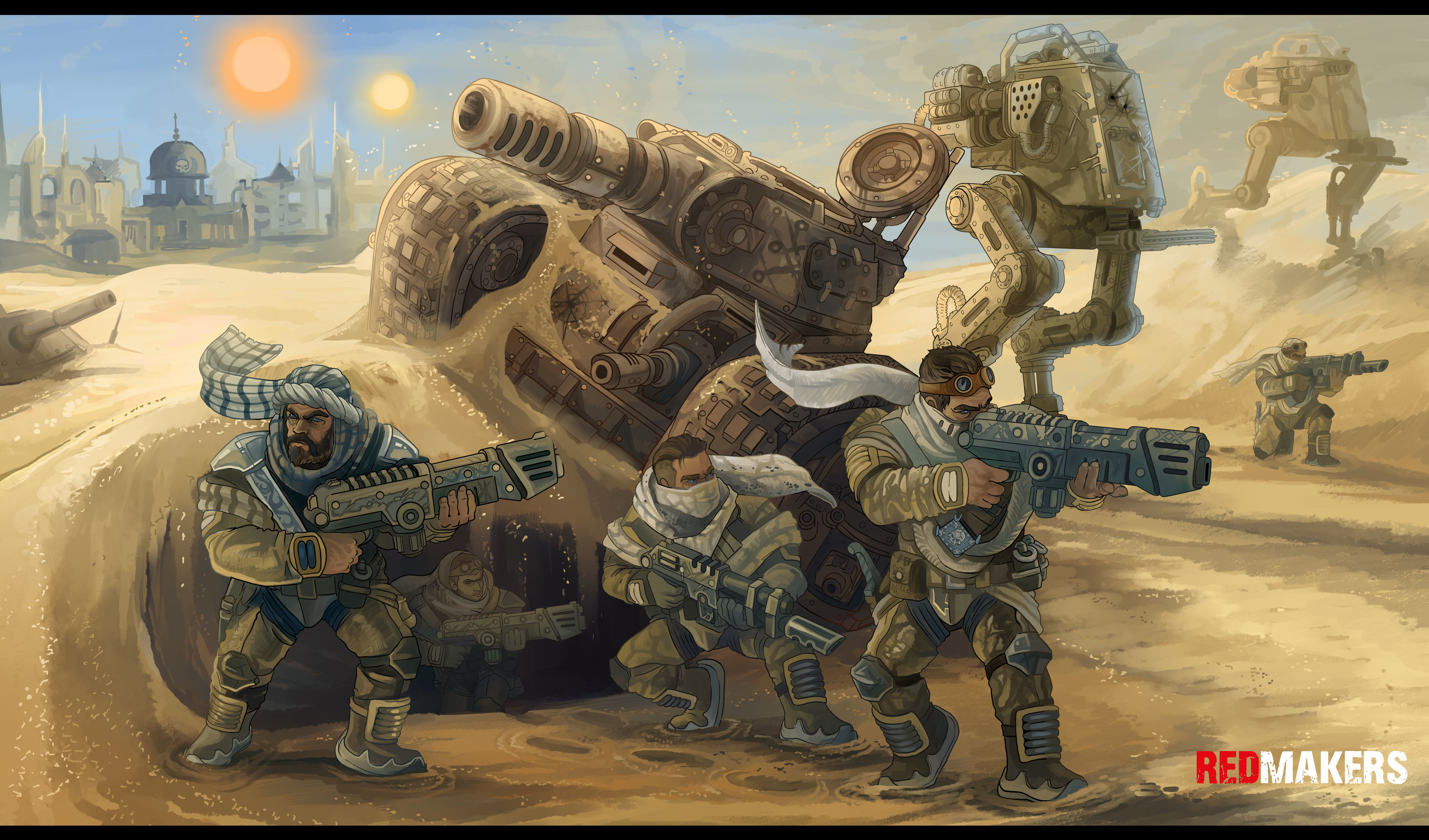 Desert Raiders - Squad of the Imperial Force 3D print model_58