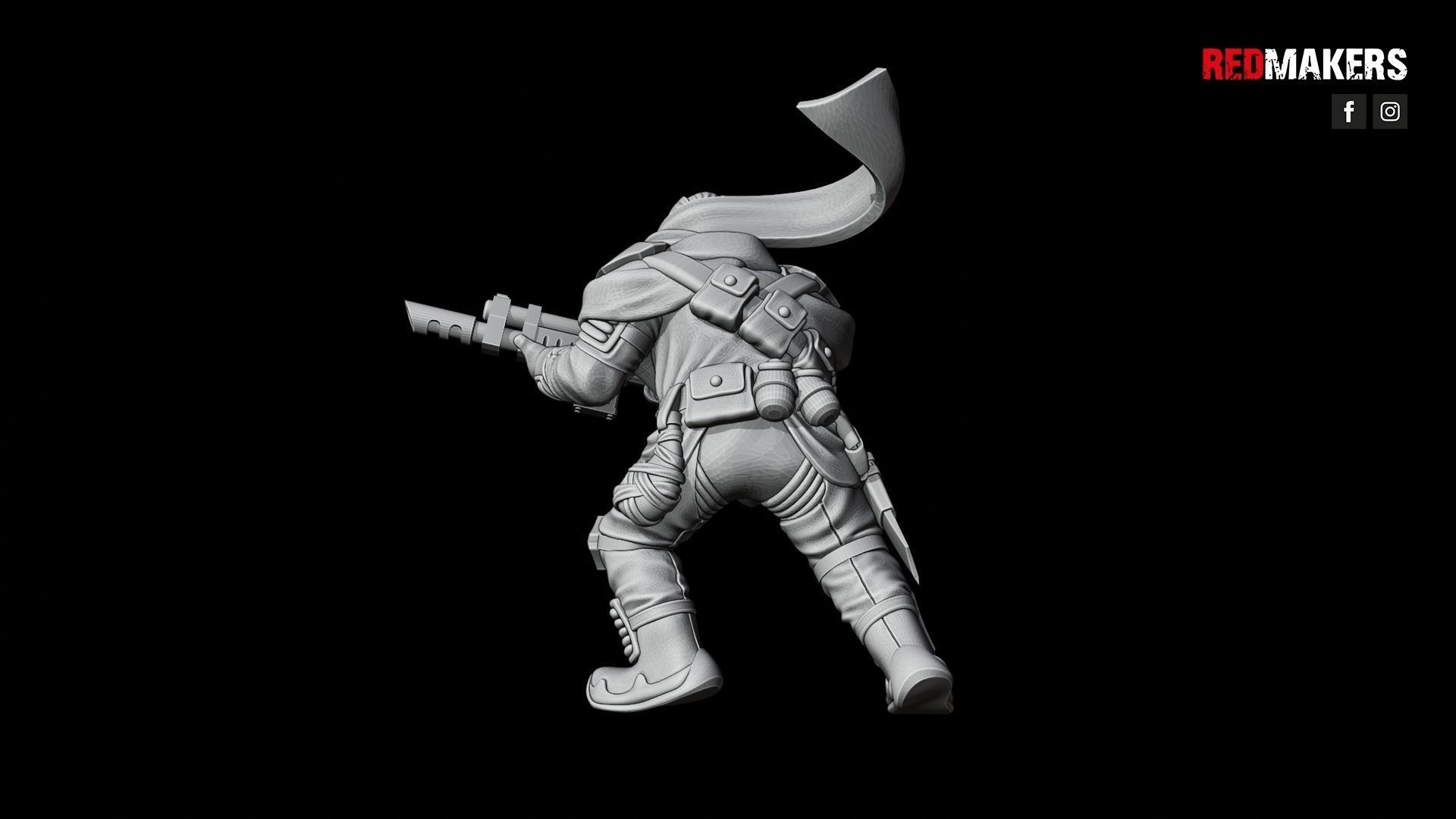 Desert Raiders - Squad of the Imperial Force 3D print model_29