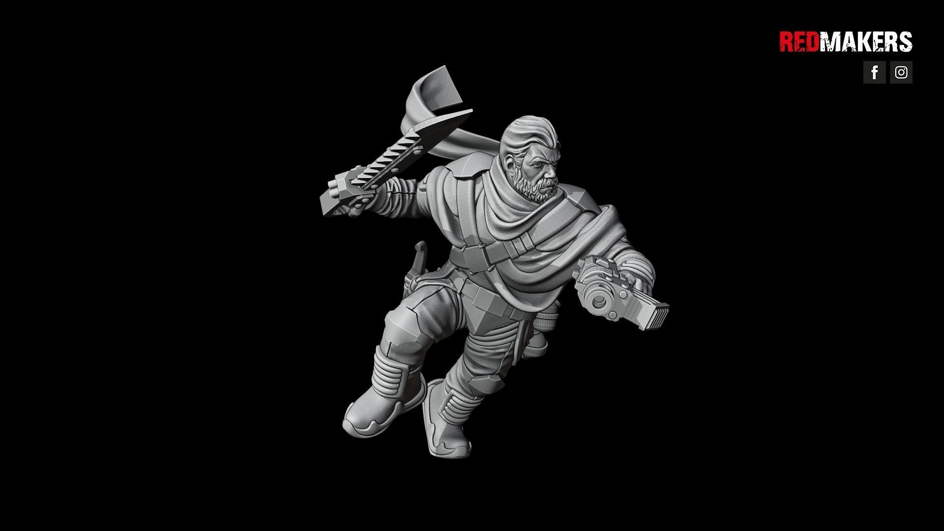 Desert Raiders - Squad of the Imperial Force 3D print model_55