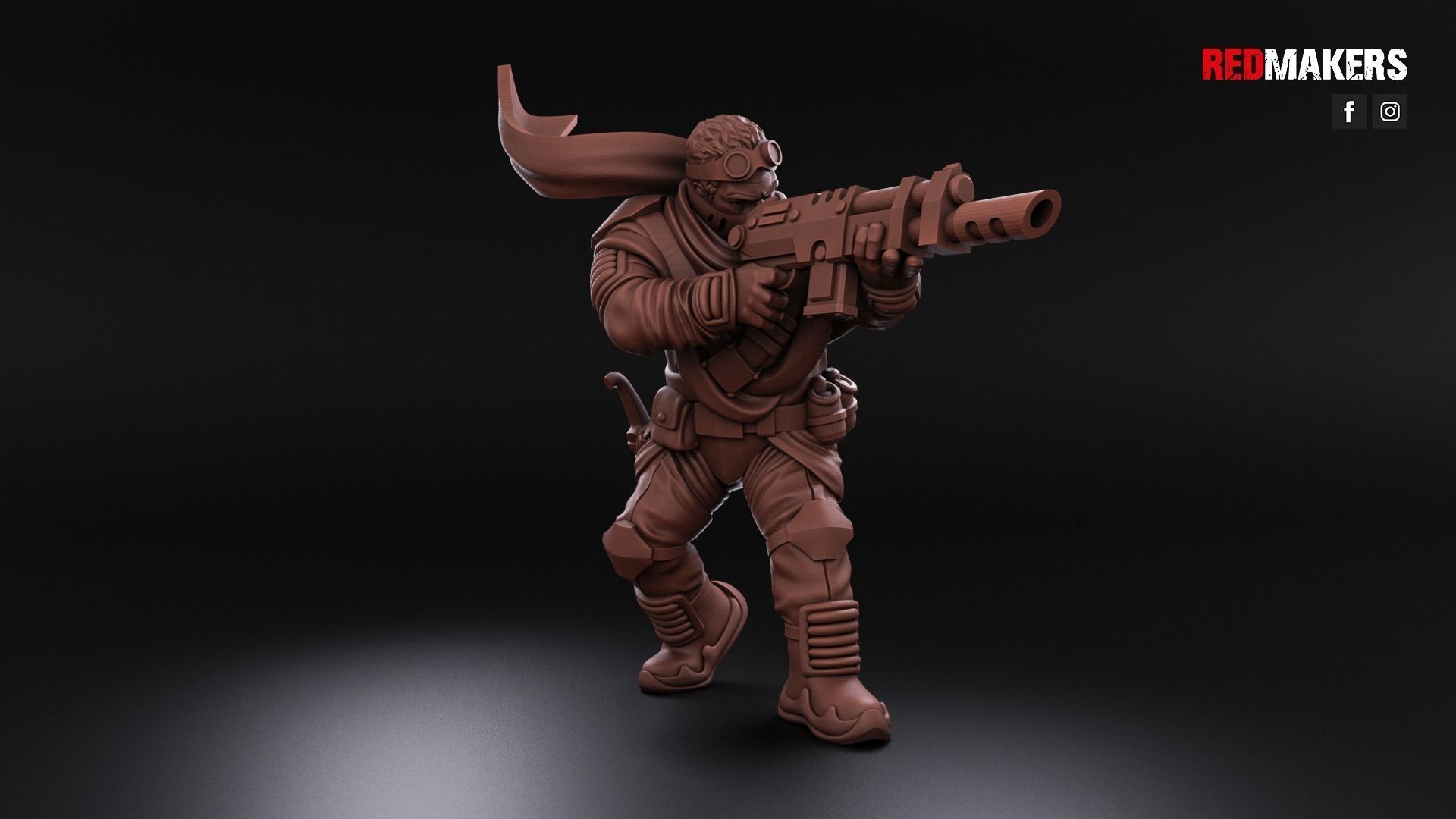 Desert Raiders - Squad of the Imperial Force 3D print model_17