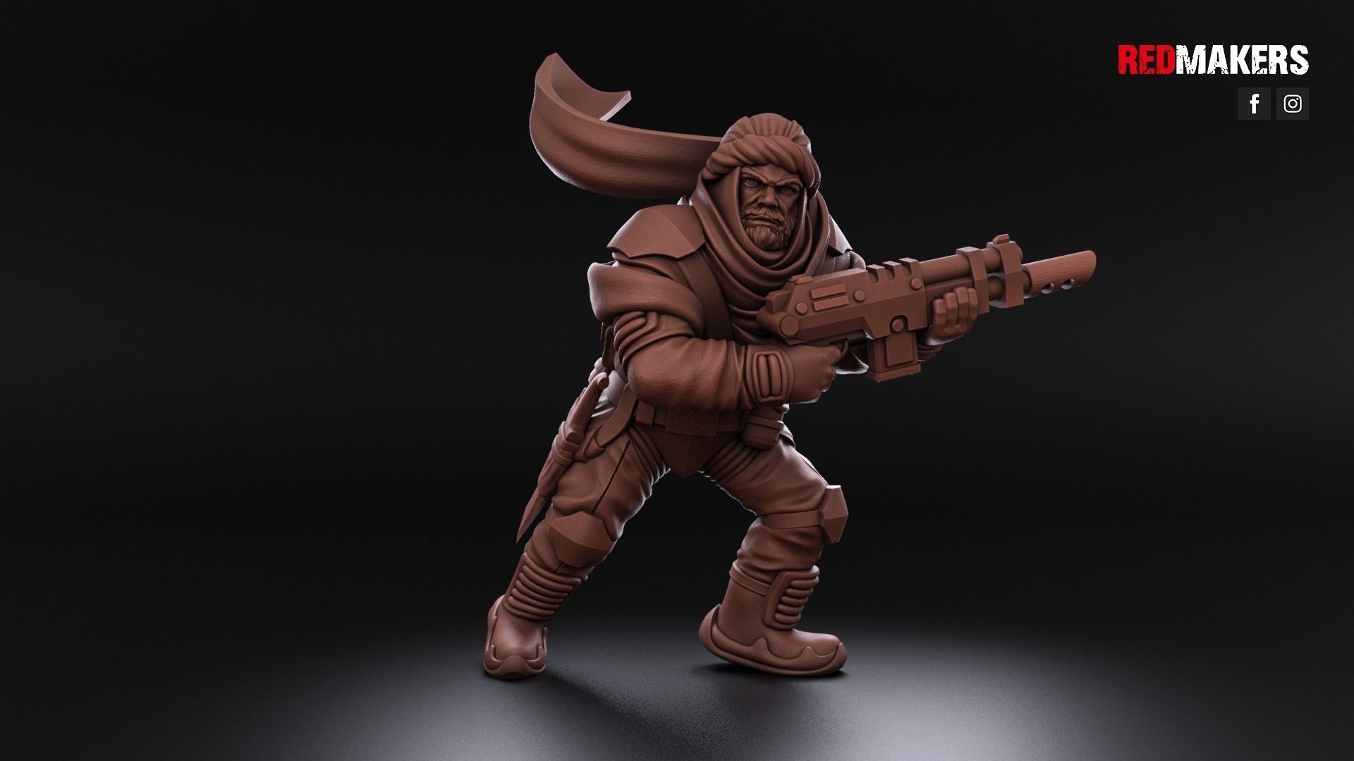 Desert Raiders - Squad of the Imperial Force 3D print model_7