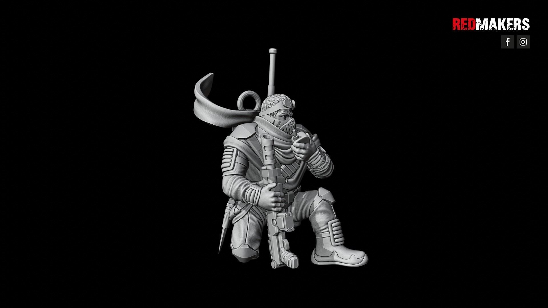 Desert Raiders - Squad of the Imperial Force 3D print model_49