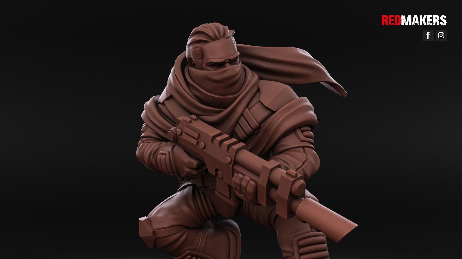 Desert Raiders - Squad of the Imperial Force 3D print model_4