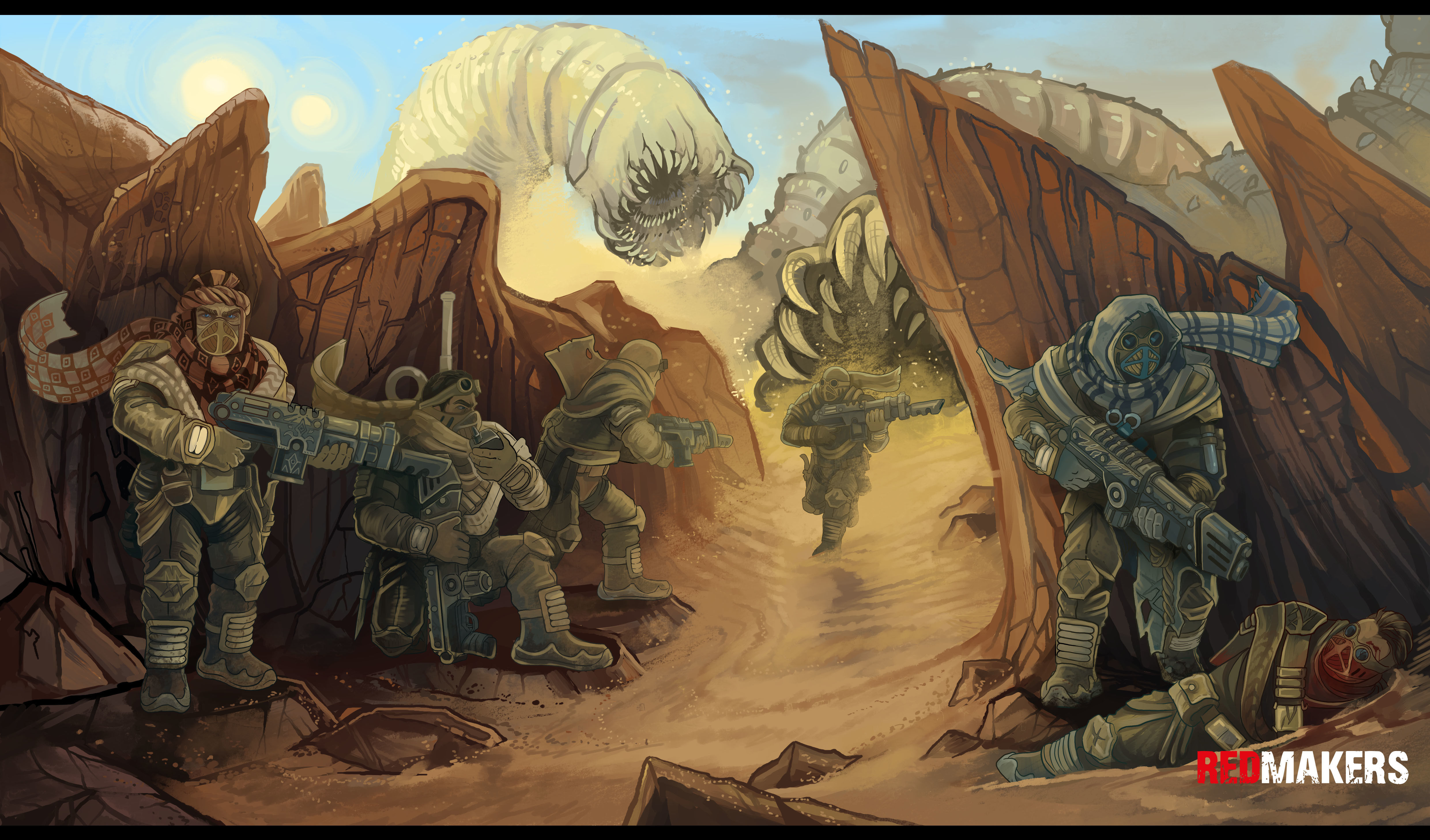 Desert Raiders - Squad of the Imperial Force 3D print model_59