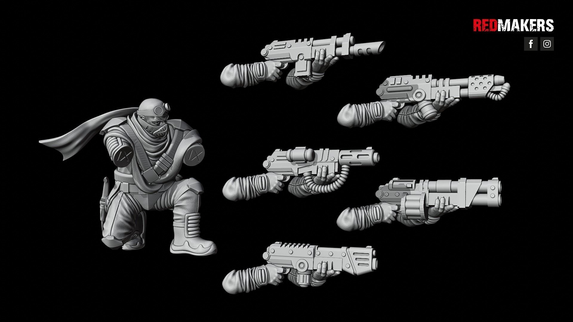 Desert Raiders - Squad of the Imperial Force 3D print model_54