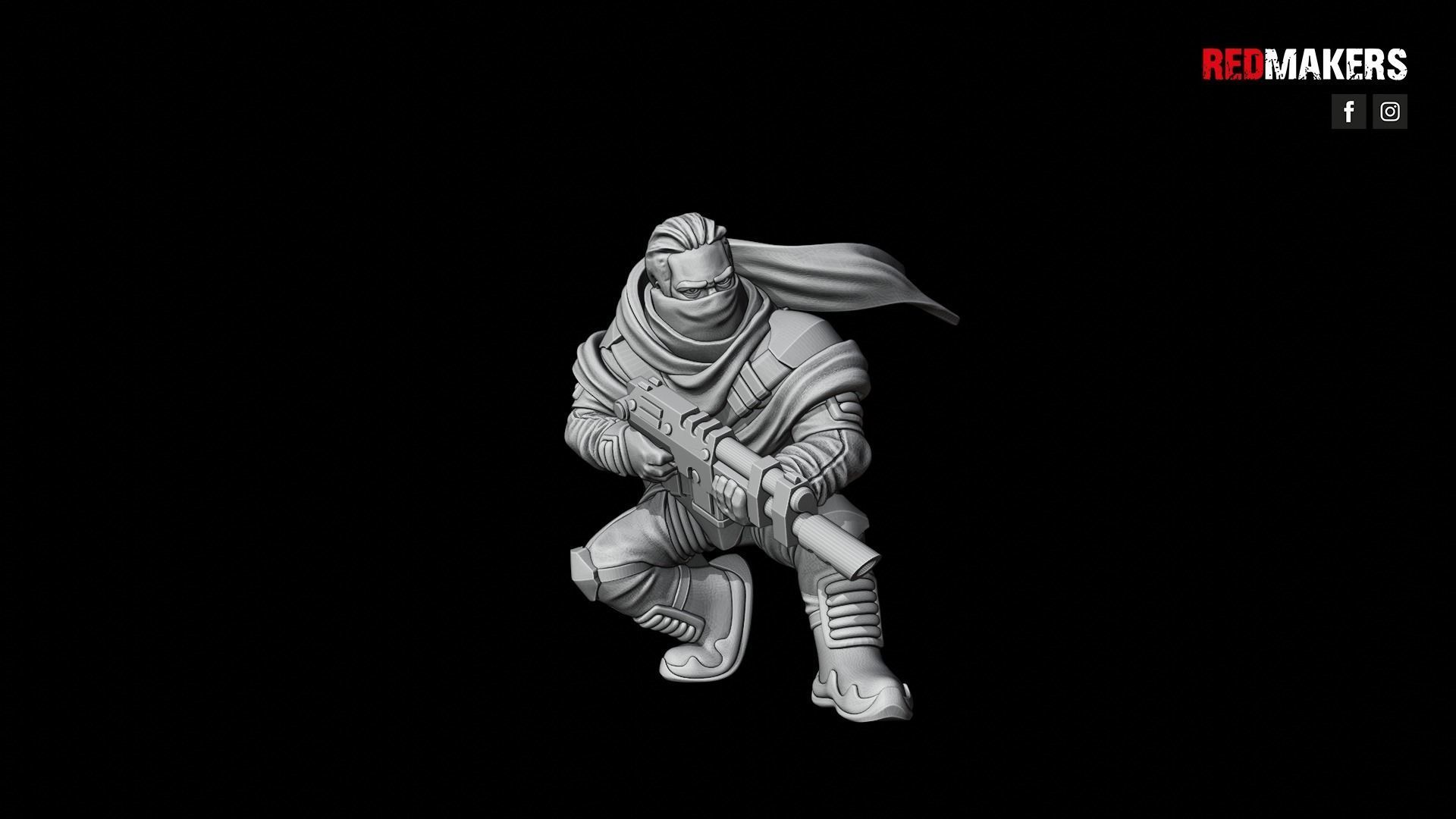 Desert Raiders - Squad of the Imperial Force 3D print model_37