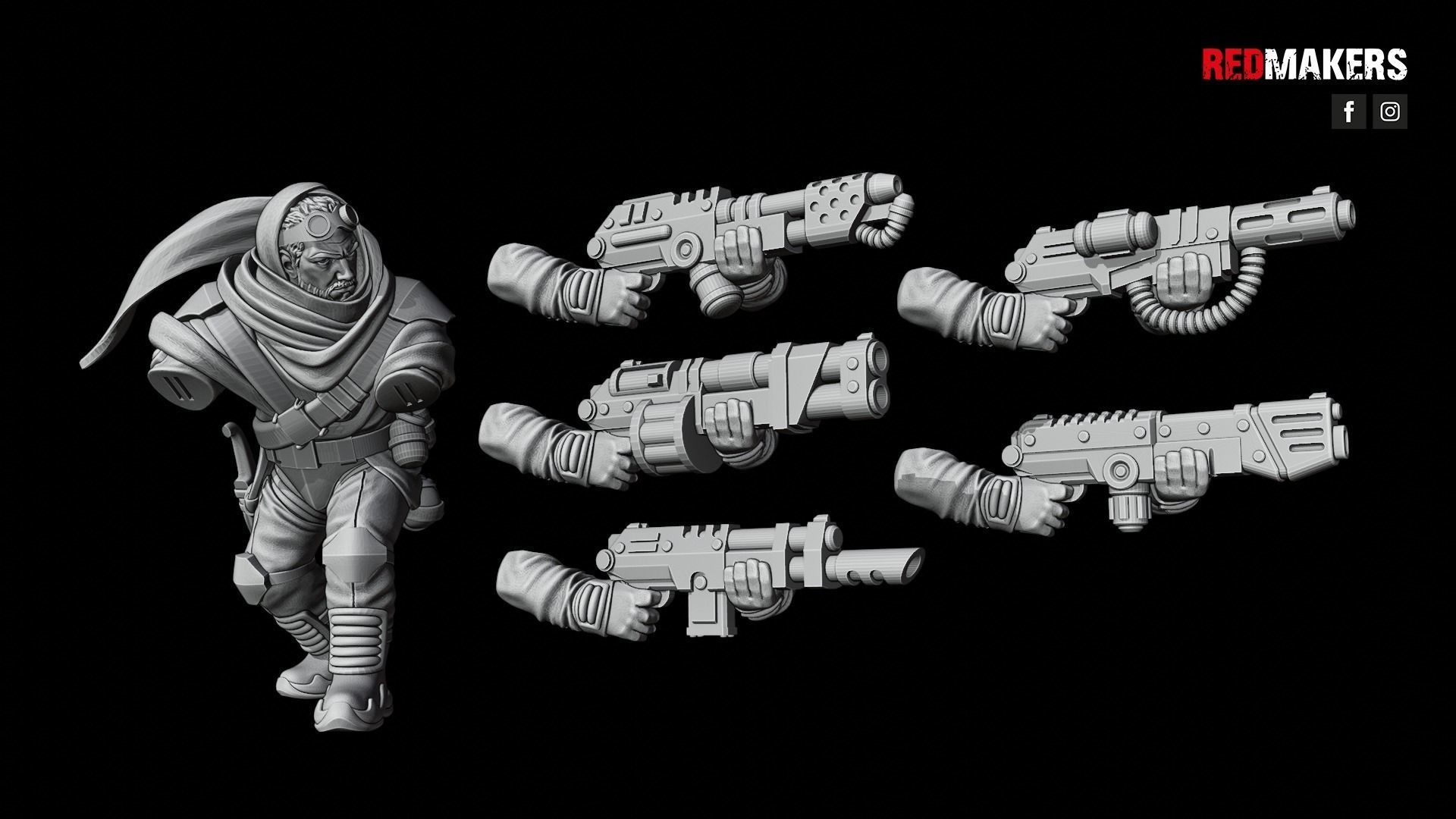 Desert Raiders - Squad of the Imperial Force 3D print model_33