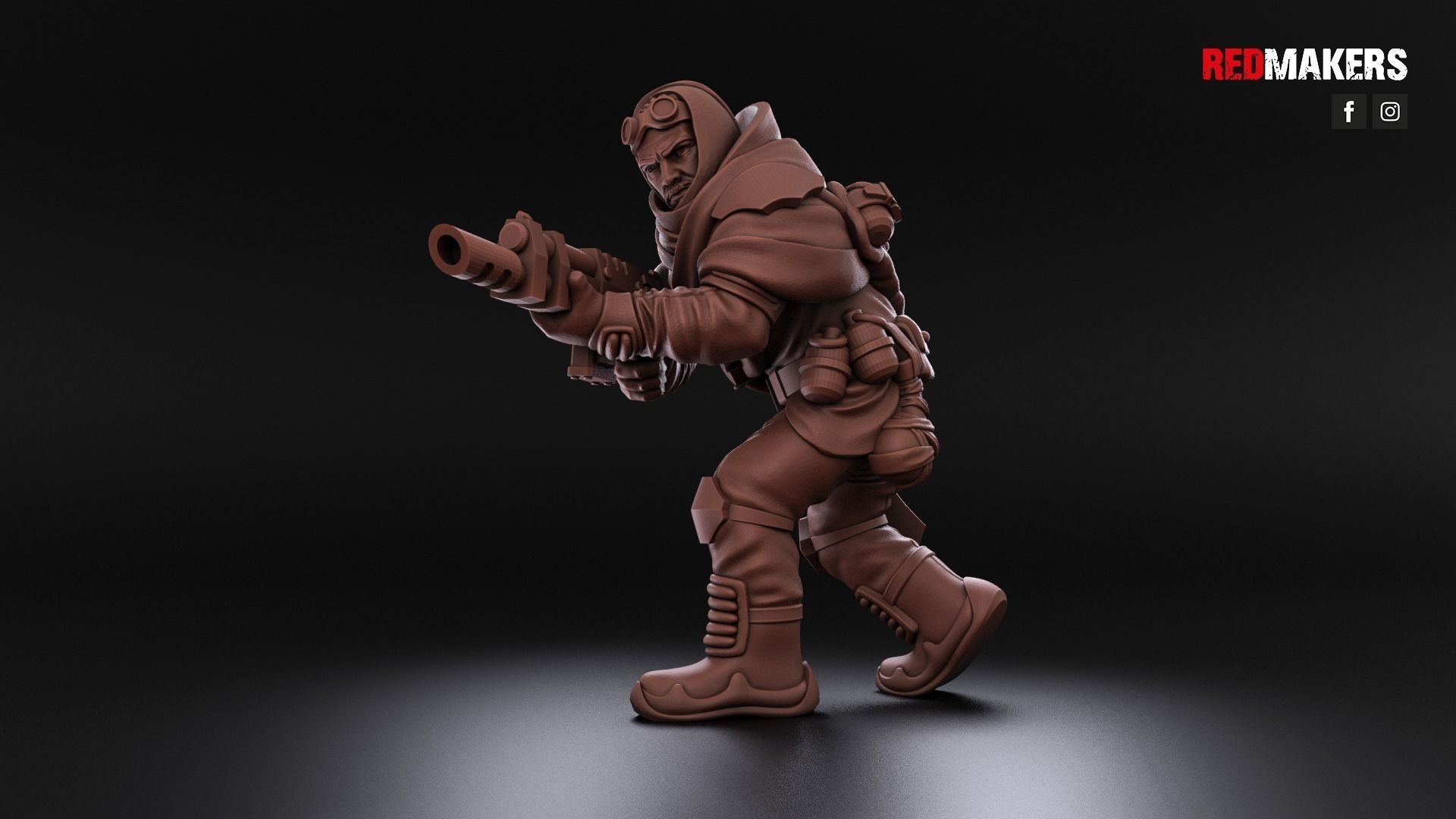Desert Raiders - Squad of the Imperial Force 3D print model_9