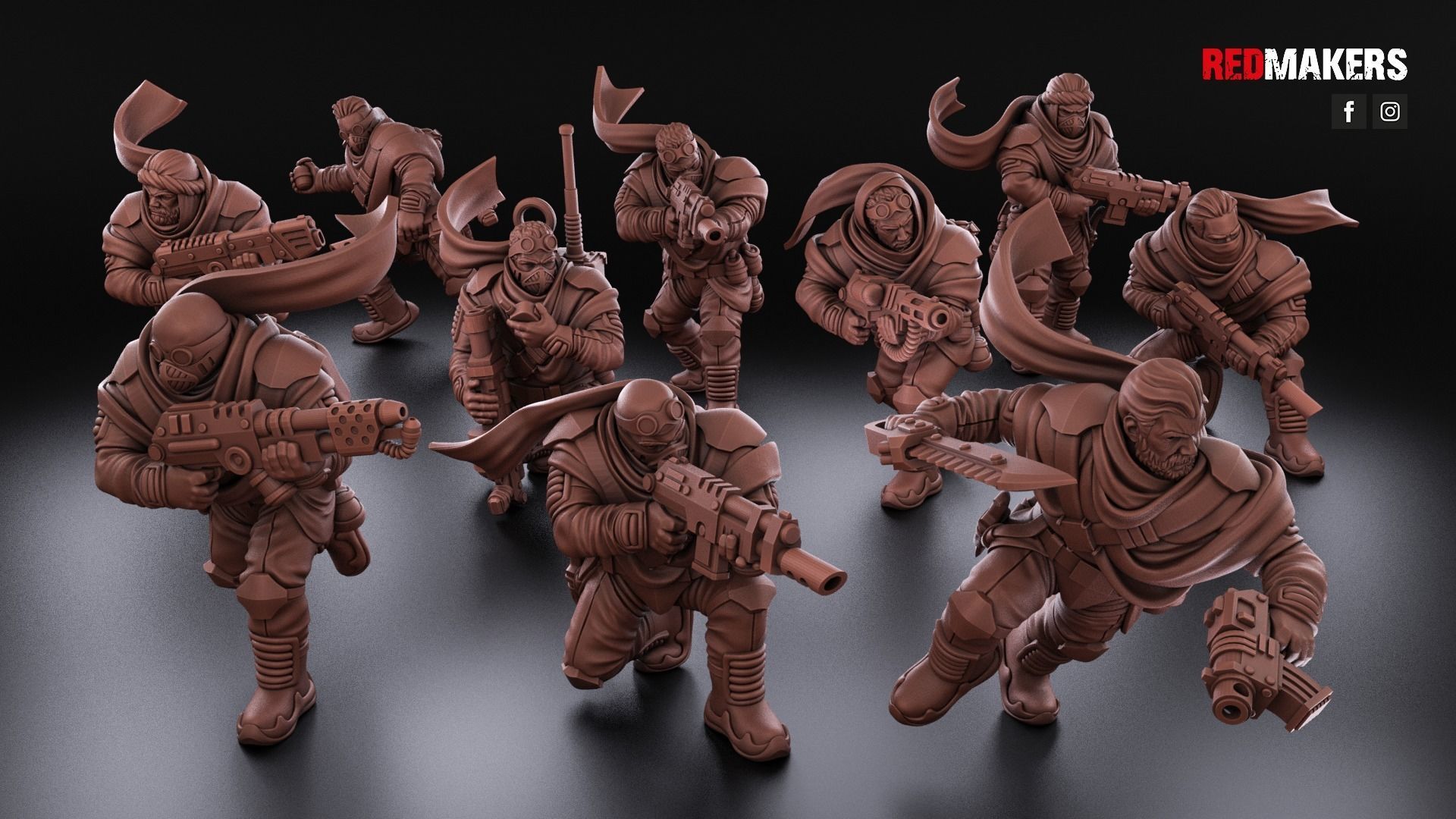 Desert Raiders - Squad of the Imperial Force 3D print model_6