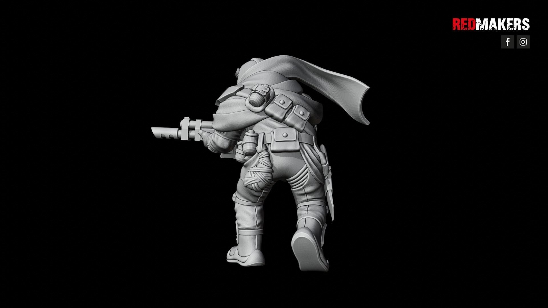 Desert Raiders - Squad of the Imperial Force 3D print model_32