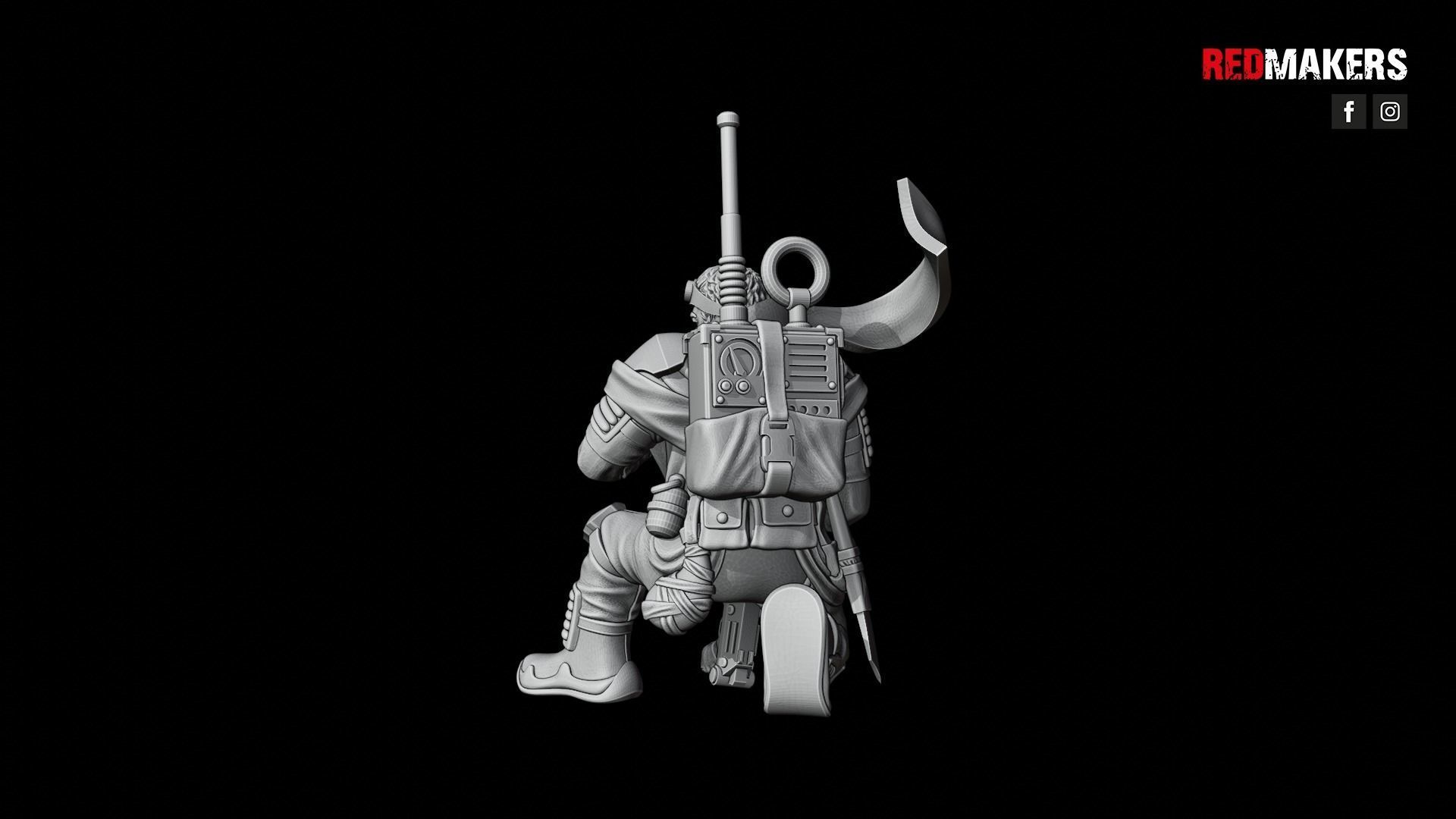 Desert Raiders - Squad of the Imperial Force 3D print model_50