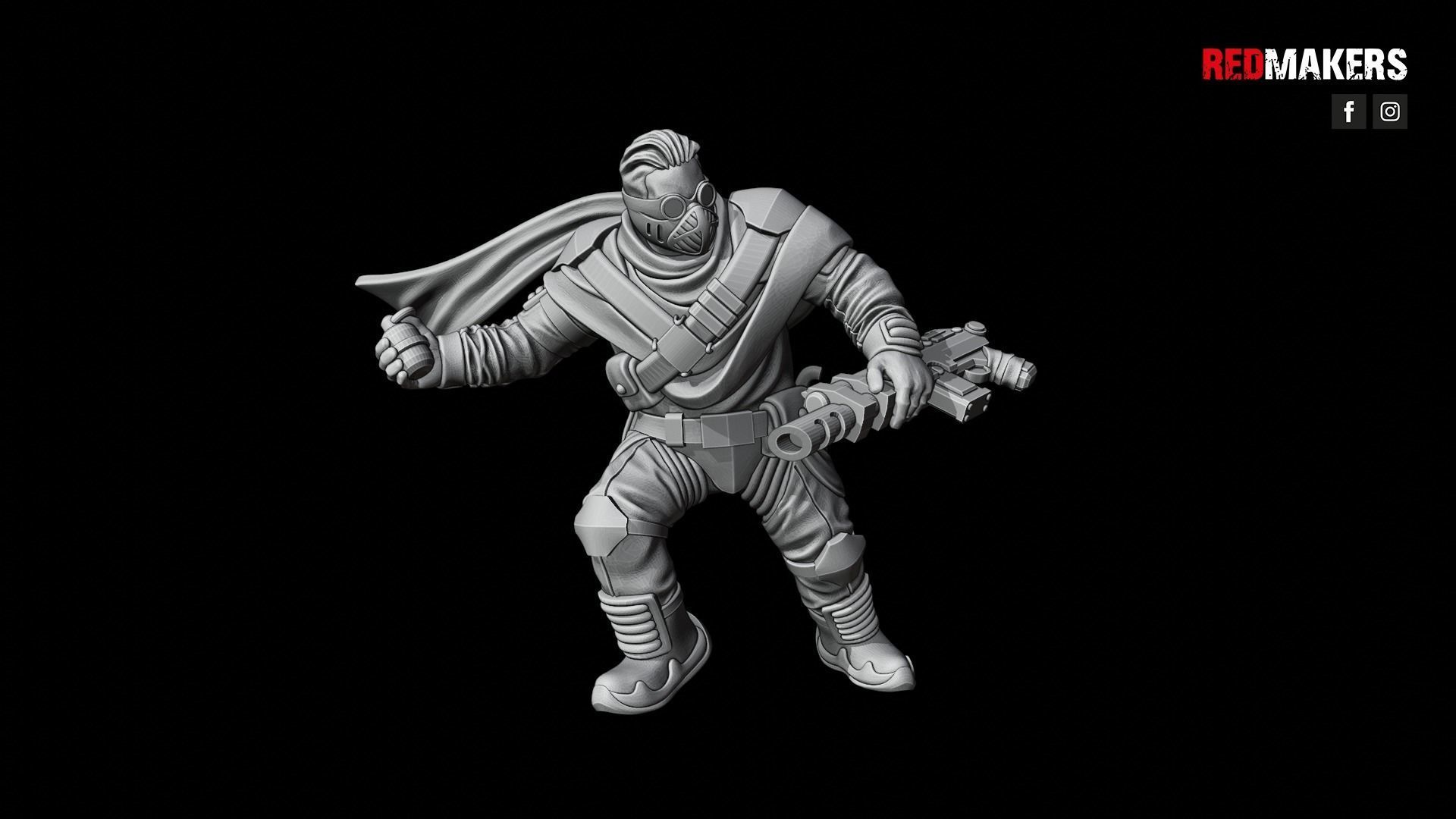 Desert Raiders - Squad of the Imperial Force 3D print model_46