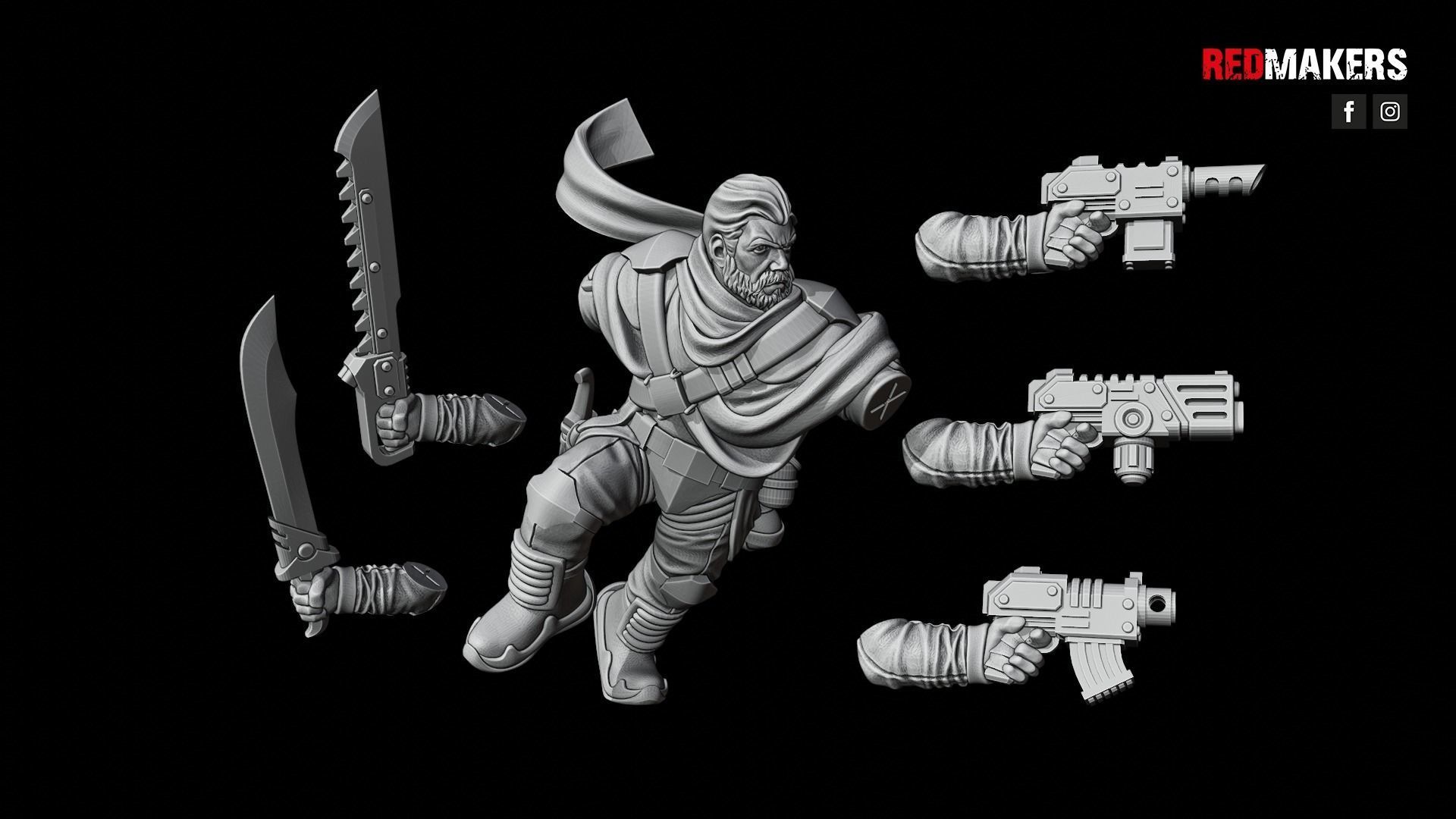 Desert Raiders - Squad of the Imperial Force 3D print model_57