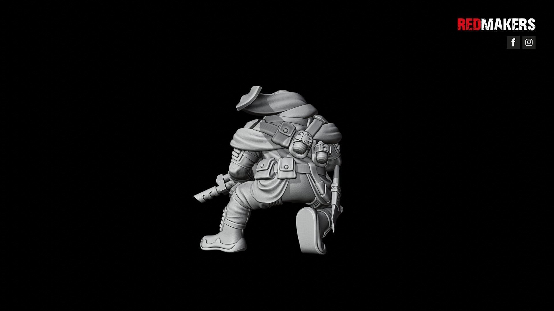 Desert Raiders - Squad of the Imperial Force 3D print model_38