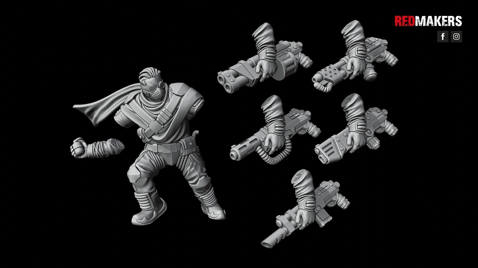 Desert Raiders - Squad of the Imperial Force 3D print model_48