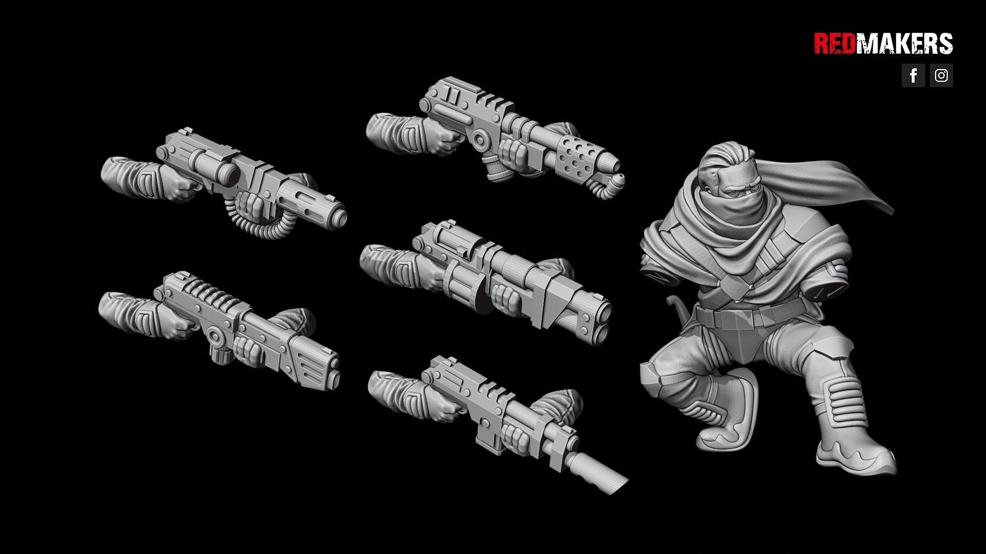 Desert Raiders - Squad of the Imperial Force 3D print model_39