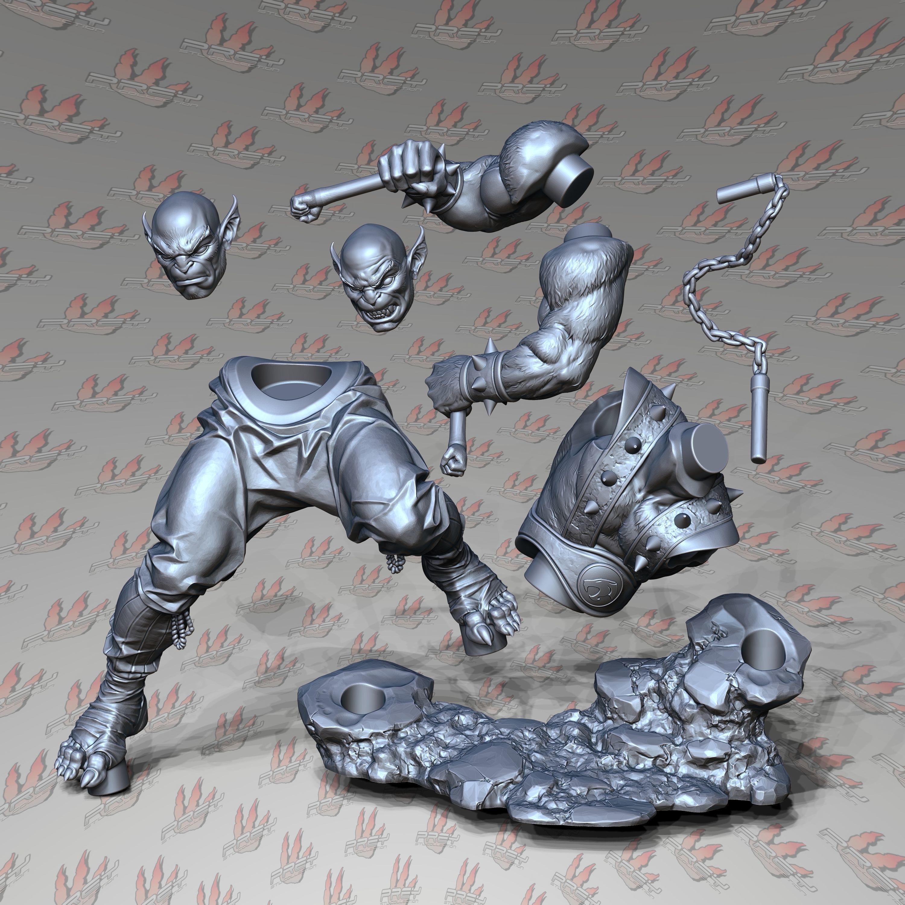 Cat 2  1-24 Scale 3D print model_6