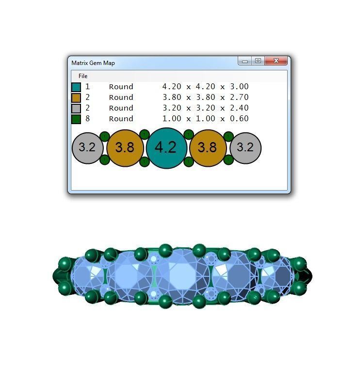 Ring138 elegant diamond ring gold 3D print model_6