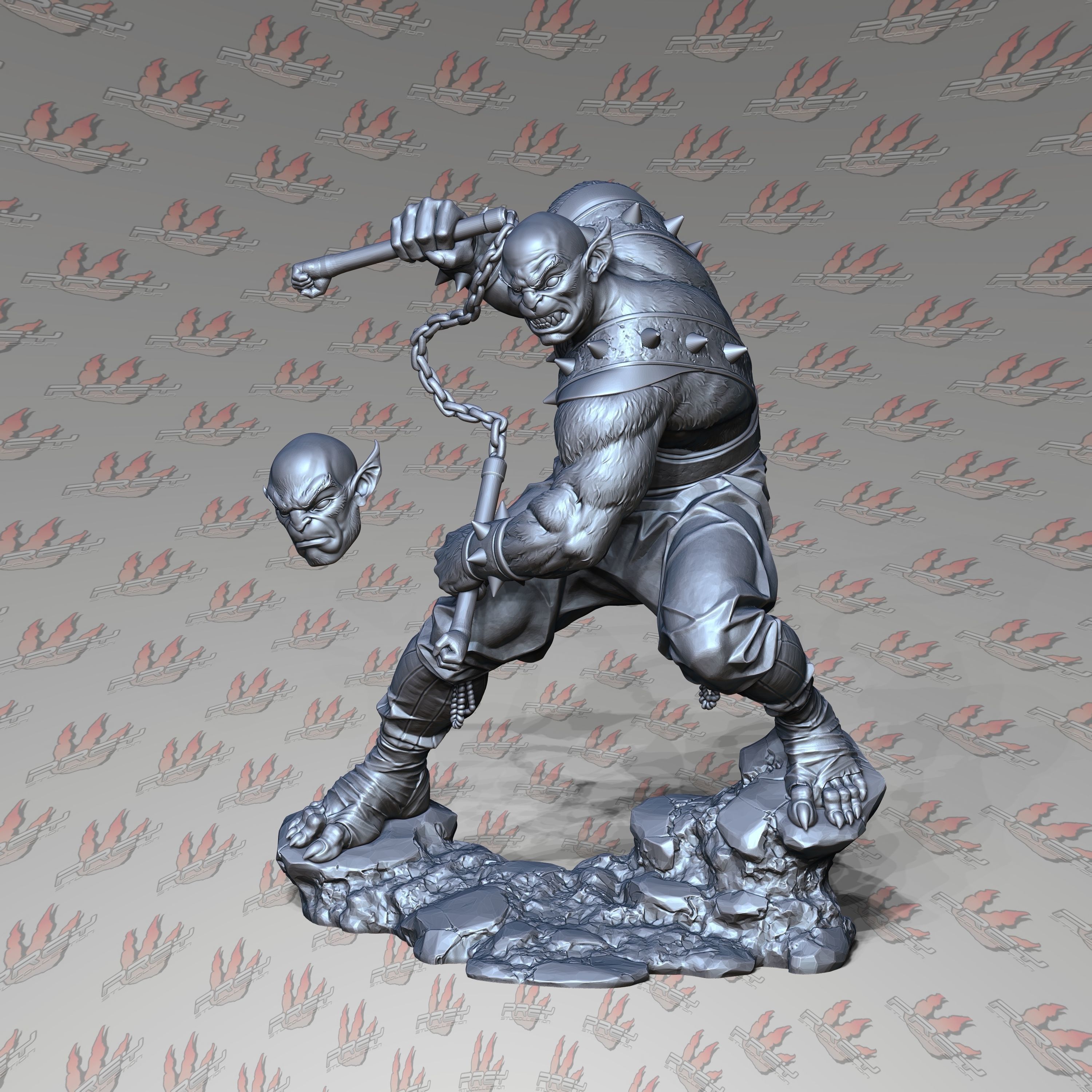 Cat 2  1-57 Scale  -32mm Scale- 3D print model_5