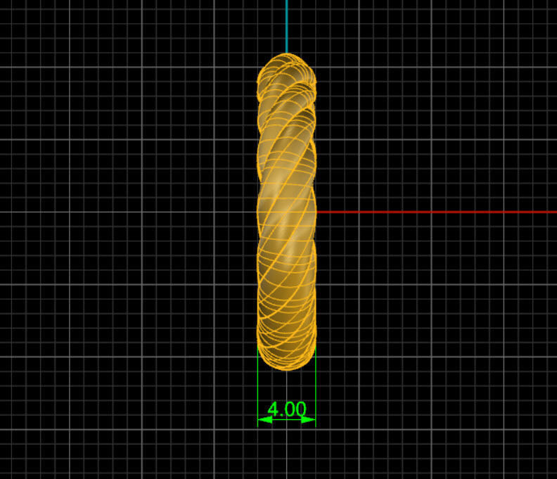 Twisted ring Free 3D print model_2