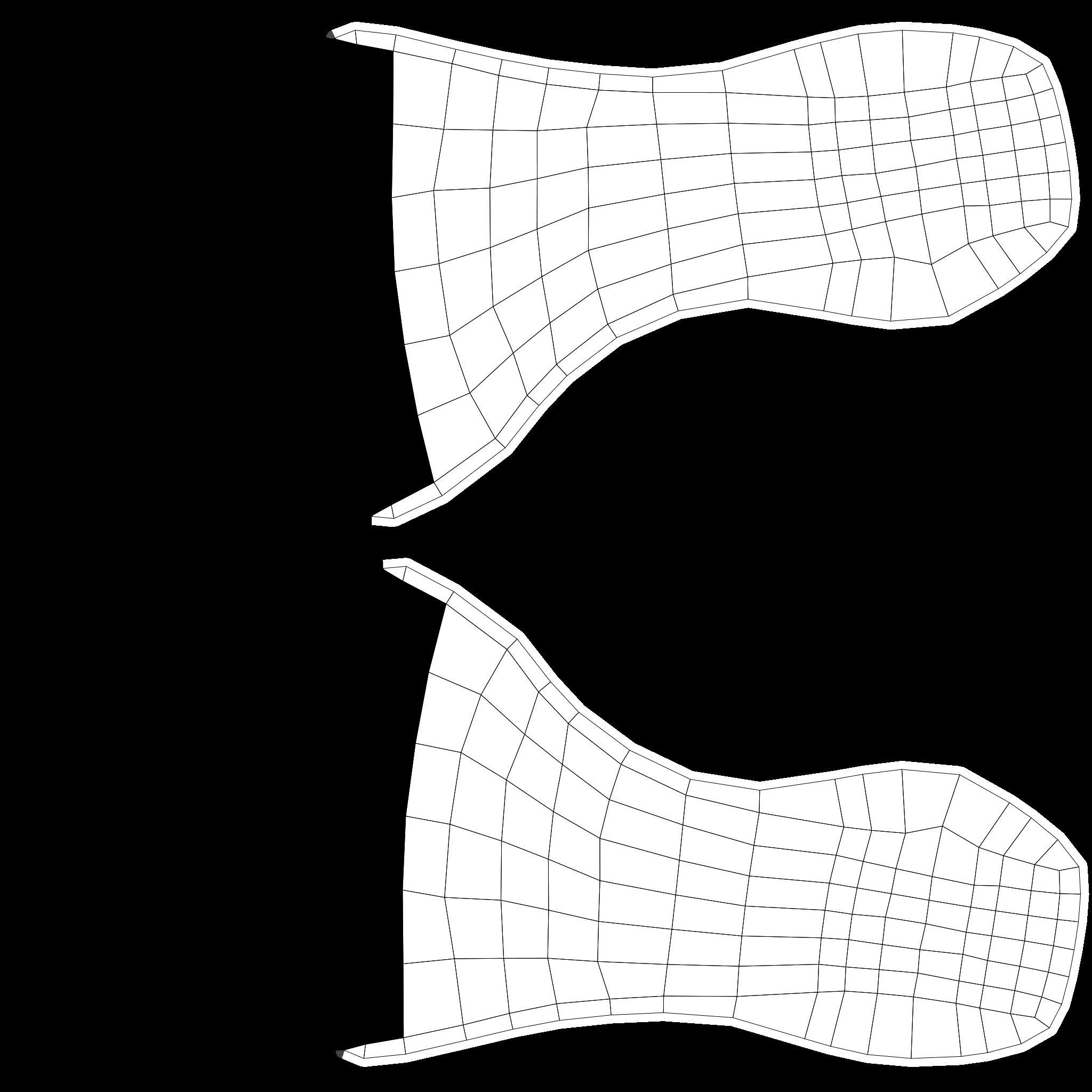 Low poly stylized hunter axe Low-poly 3D model_7