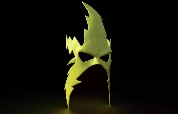 Electro Spiderman Villain Mask 3D print model