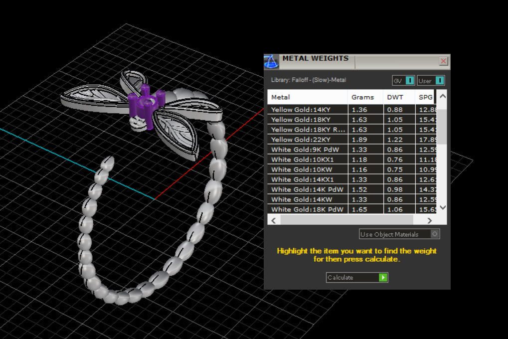 Dragonfly ring 3D print model_20