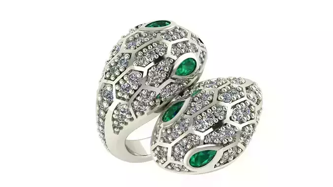 snake ring bulgari