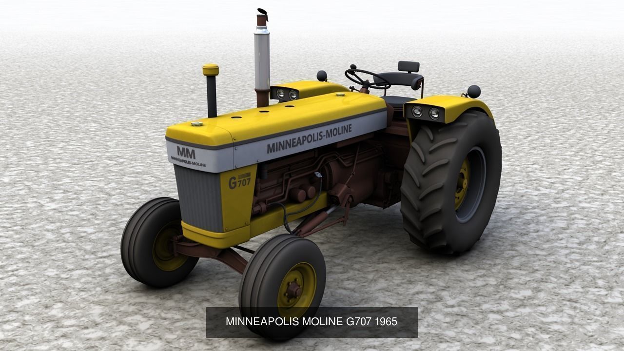 Classic Tractores 3D Model Collection_1