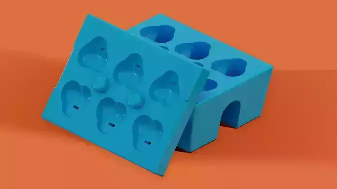 Penis Popsicle ice mold 3D print model