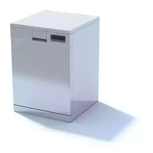 D Ishwasher White Metal